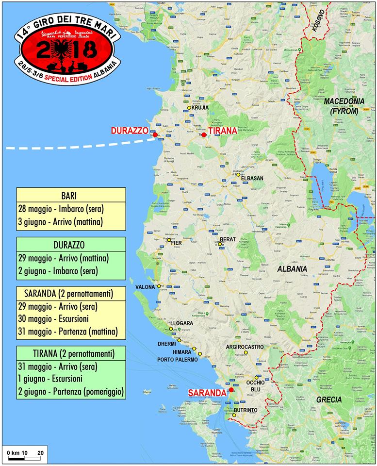 Giro dei tre mari 2018